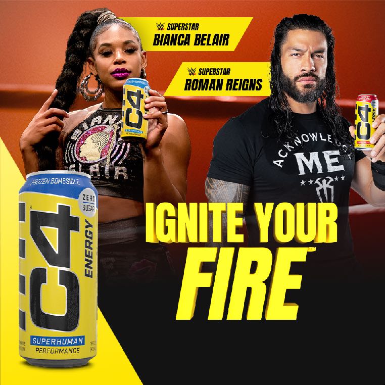 C4 Energy talent partnership WWE
