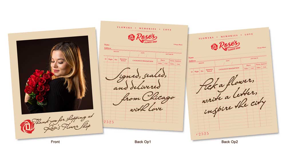 Rose's Flower Shop polaroid