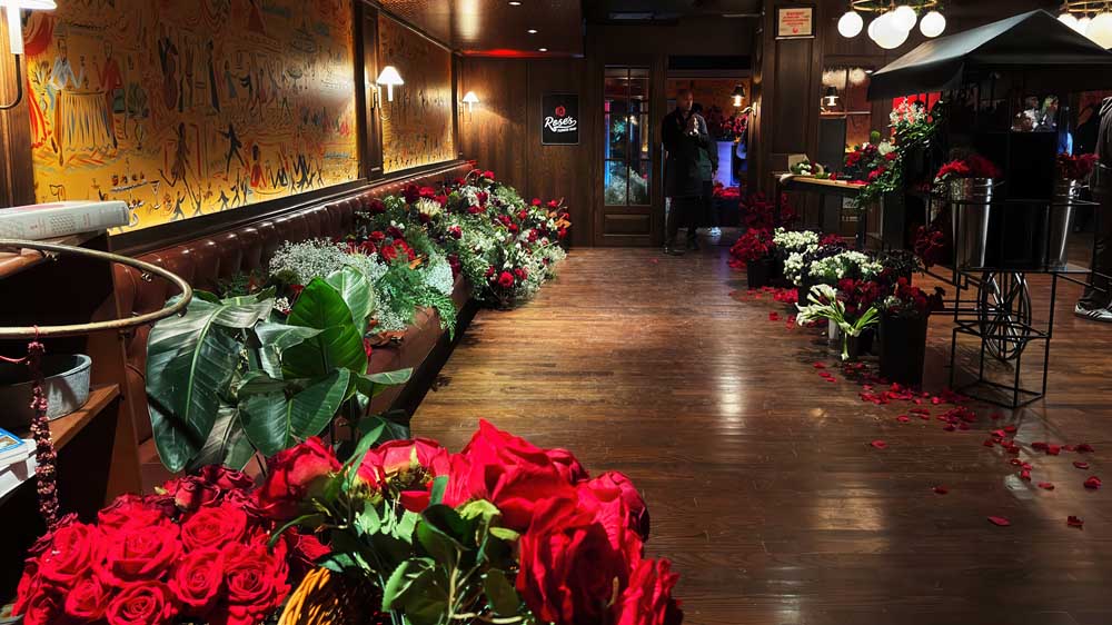 Rose's Flower Shop interior