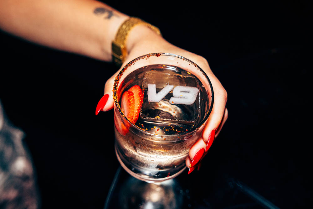 Adidas Harden Vol. 9 event - Branded drink with V9 ice cube